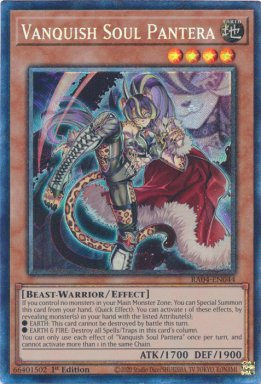 Vanquish Soul Pantera - RA04-EN044 - Collector's Rare 1st Edition