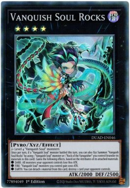 Vanquish Soul Rocks - DUAD-EN046 - Super Rare 1st Edition