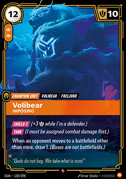 Volibear, Imposing - 158/298 - Rare