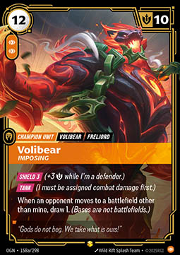 Volibear, Imposing - 158a/298 - Showcase