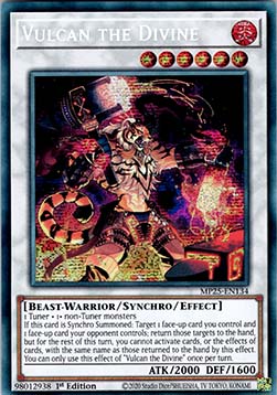 Vulcan the Divine - MP25-EN134 - Prismatic Secret Rare 1st Edition