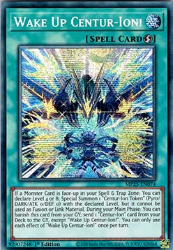 Wake Up Centur-Ion! - MP25-EN074 - Prismatic Secret Rare 1st Edition