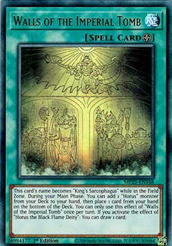 Walls of the Imperial Tomb - MP25-EN168 - Ultra Rare 1st Edition