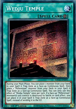 Wedju Temple - MP25-EN091 - Prismatic Secret Rare 1st Edition