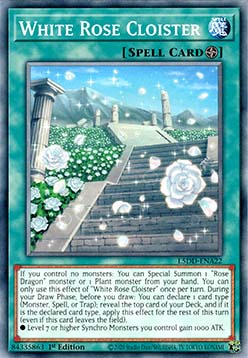 White Rose Cloister - L5DD-ENA22 - Common 1st Edition