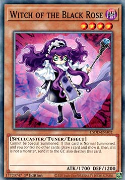 Witch of the Black Rose - L5DD-ENA02 - Common 1st Edition