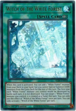 Witch of the White Forest - ALIN-EN058 - Ultra Rare 1st Edition