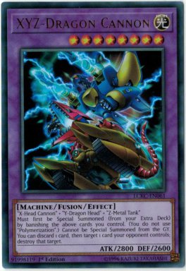 XYZ-Dragon Cannon - LCKC-EN061 - Ultra Rare Unlimited