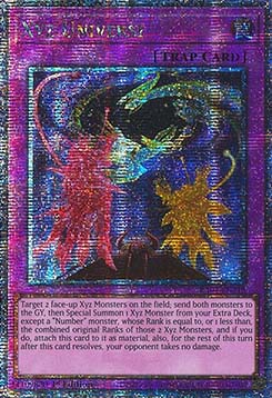 Xyz Universe - RA04-EN218 - Quarter Century Secret Rare 1st Edition