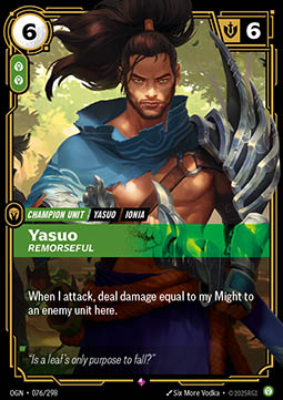 Yasuo, Remorseful - 076/298 - Rare