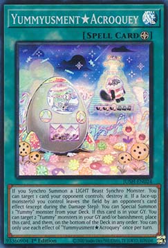 Yummyusment★Acroquey - JUSH-EN024 - Super Rare 1st Edition
