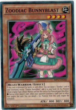 Zoodiac Bunnyblast - MP17-EN182 - 1st Edition